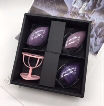 Girl desert Qilidi beauty egg wet and dry dual-use makeup sponge puff makeup egg does not eat powder makeup