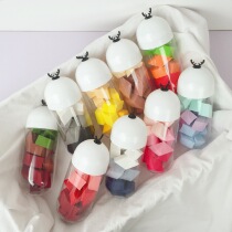 Elk~]15 pieces of daily throw disposable makeup puff beauty egg small diamond small house dry and wet