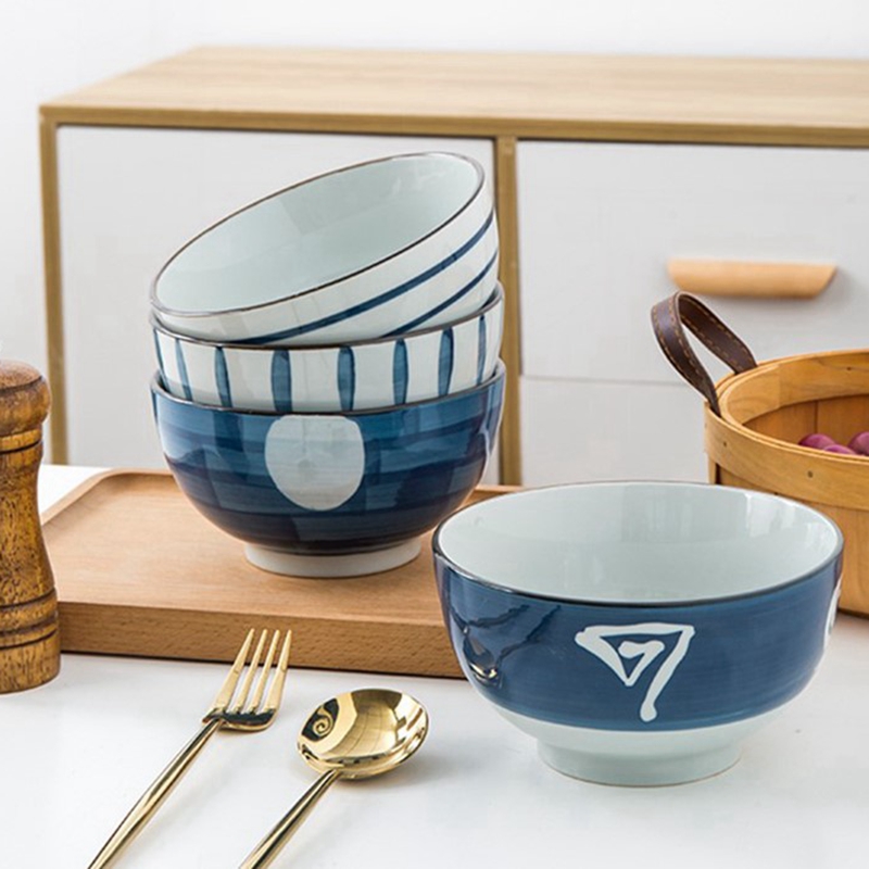 Noodle Bowl Home Big Day Style Creative Personality 6 Inch Noodle Bowl single Nordic Noodle Gallery Special Commercial Not Scalding Hands