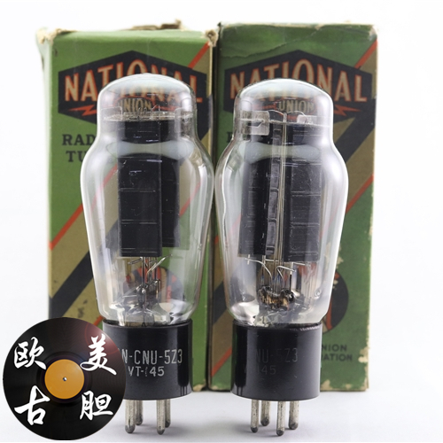 New American Original Box National League JAN 5Z3 5U4G 5R4 5AR4 with square ring 5z3 tube