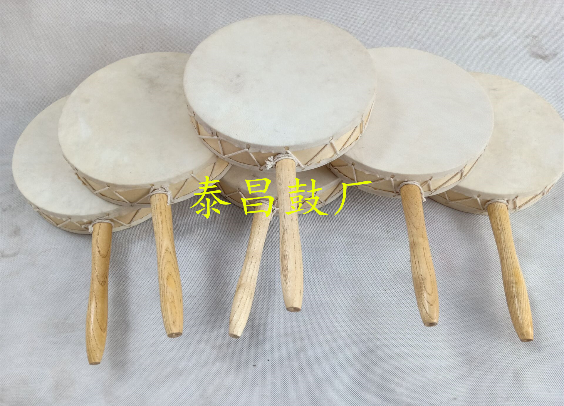 North Korea National Hand Drum Dance Prop Craft Drum Buffalo Leather Drum Students Perform A Performance Drum