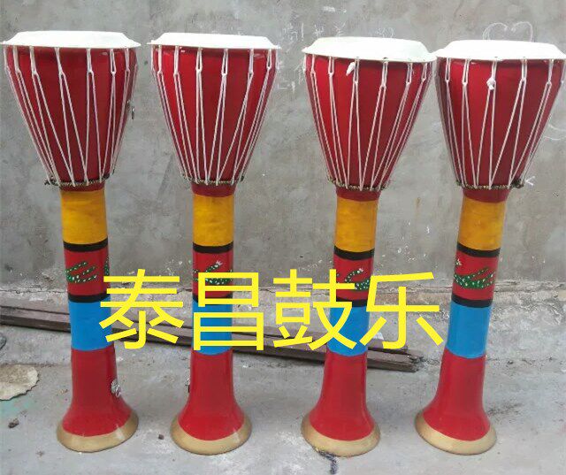 Elephant foot drum 90 cm elephant foot drum 60 cm 12 meters elephant foot drum can be customized Yunnan Dai dance drum