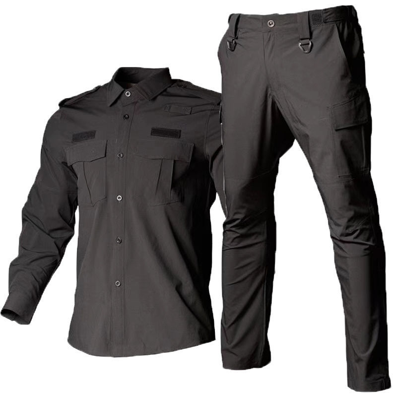 2021 new speed dry instructors serve combat training uniform on duty training suit men's outdoor security uniforms combat flip-flops