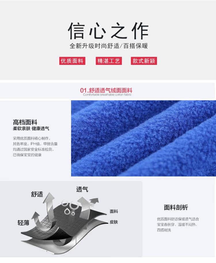 Gilet enfant en toison - Ref 2069692 Image 7