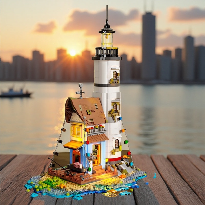 Highly Difficult Building Block Lighthouse Model Educational Toy for Girls and Boys Series 2026 New Model Gift for Girls Highly Difficult Building Block Lighthouse Model Educational Toy for Girls and Boys Series 2026 New Model Gift for Girls