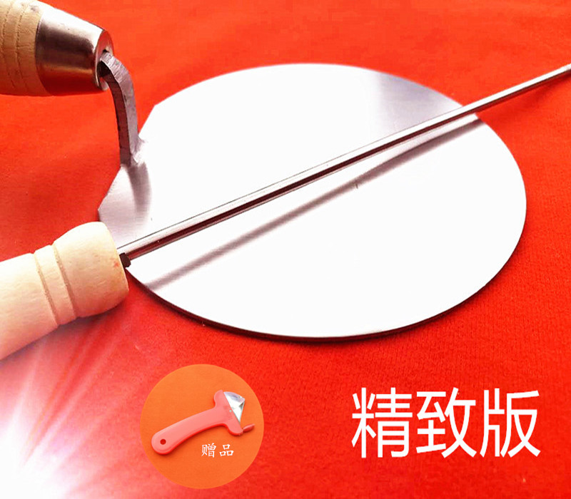Shanxi pasta tools thickened stainless steel tick-tipped plate tick-off stock-and-fish veneer eight-strand tick-scraped noodle-dial panel