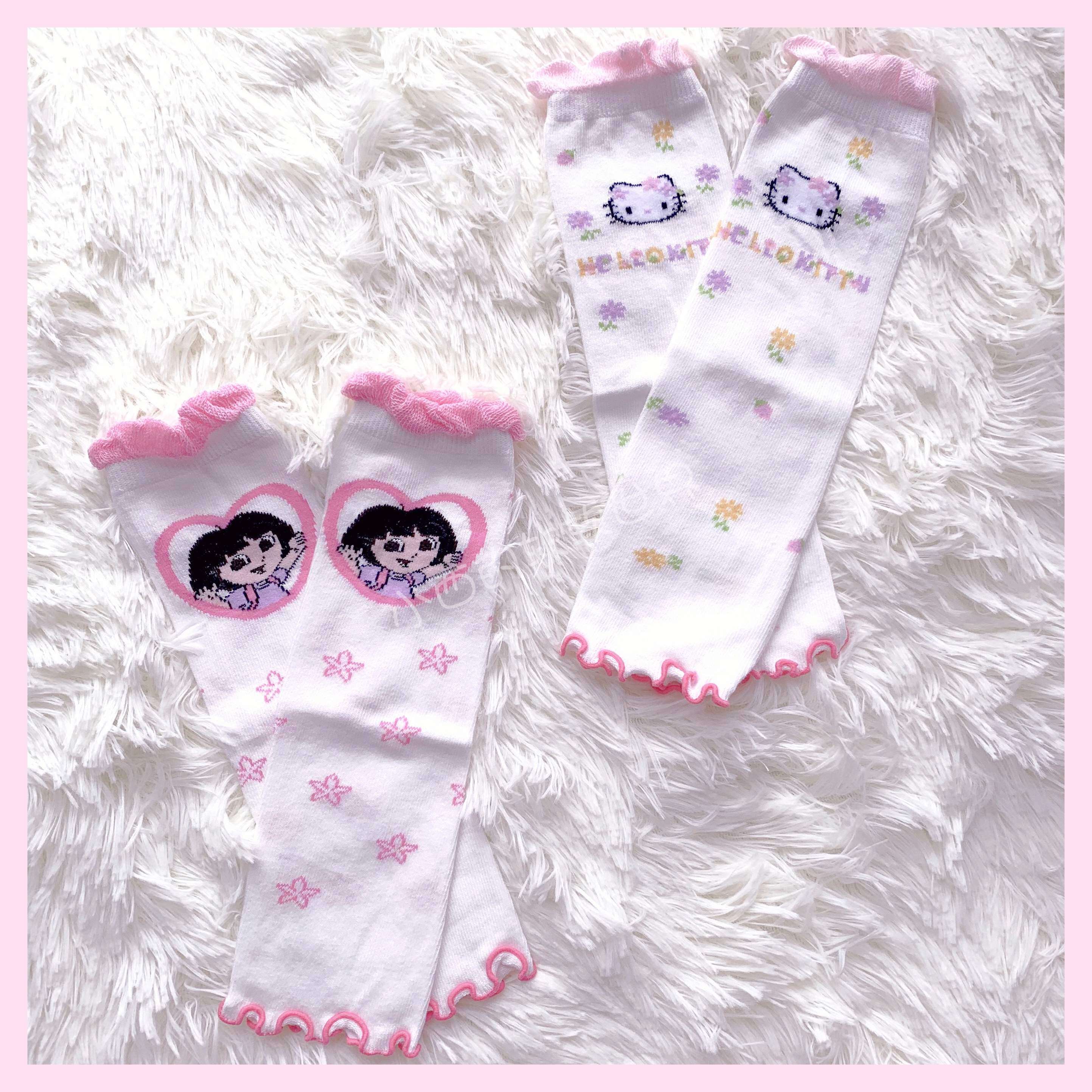 Xiaonishi's soft world Japanese cute hot girl sweet cool Harajuku all-match kt cat sleeve gloves