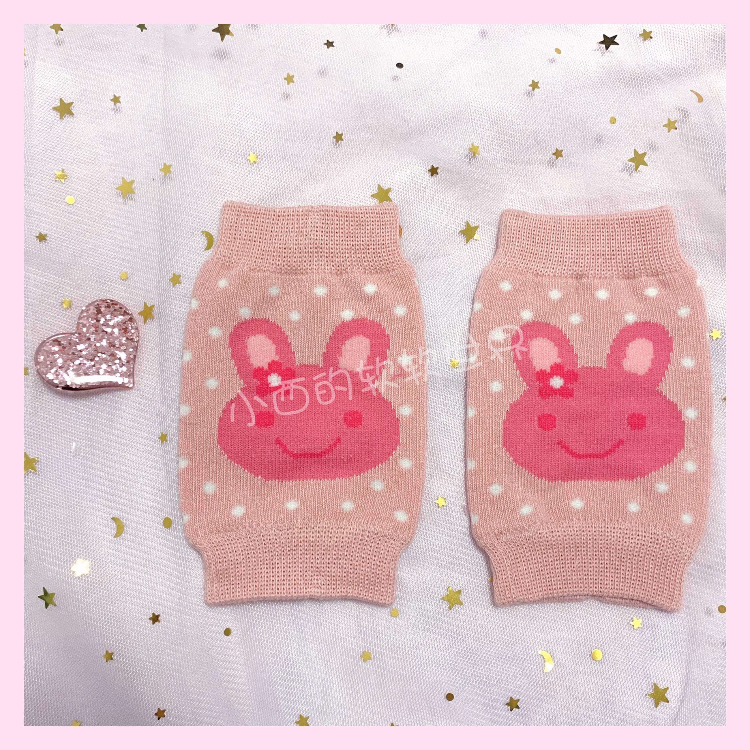 Xiaoxi's soft world Fat fat meat with cute pink sleeves soil cool wind wrist sleeve rabbit