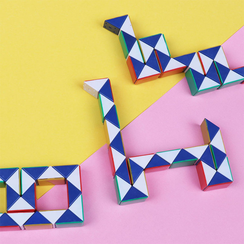 Children Toy Magic Ruler Child Gift Puzzle Toy Mini Magic Stick 100 Changing Magic Snake 24 Festival Small Magic Ruler