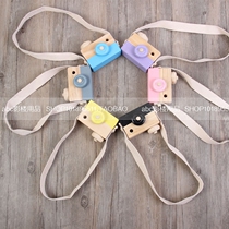 Korean-style children handmade wooden camera photographic props creative hand for toy photo-prop decoration pendulum
