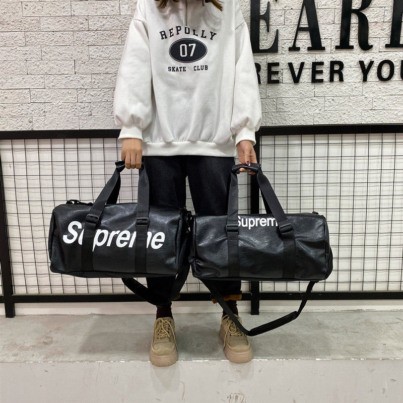 Short-distance luggage bag men's handbag women's business trip large capacity travel bag simple travel bag waterproof fitness bag tide