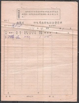 71 years of Indianquotations Anhui Posts and Telecommunications Bureau Rural Telephone Fee List Postal documents Old objects Philatelic Products Collection