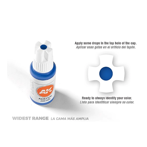 √ yingli Испанская АК Краска для раскраски ручной краски на водной основе 17 мл AK11001-56