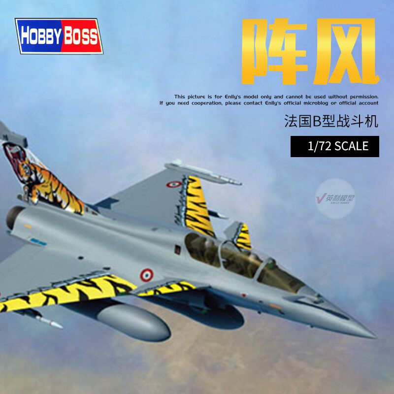 √ Yingli trumpet hand assembled model 1 72 French Rafale B fighter jet 87245-Taobao