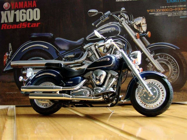 √ Сборная модель мотоцикла Tamiya 1/12, мотоцикл Yamaha XV1600 Road Star, 14080
