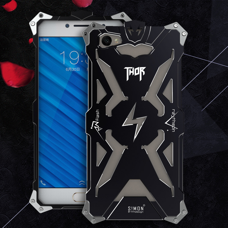 SIMON THOR Aviation Aluminum Alloy Shockproof Armor Metal Case Cover for vivo X9