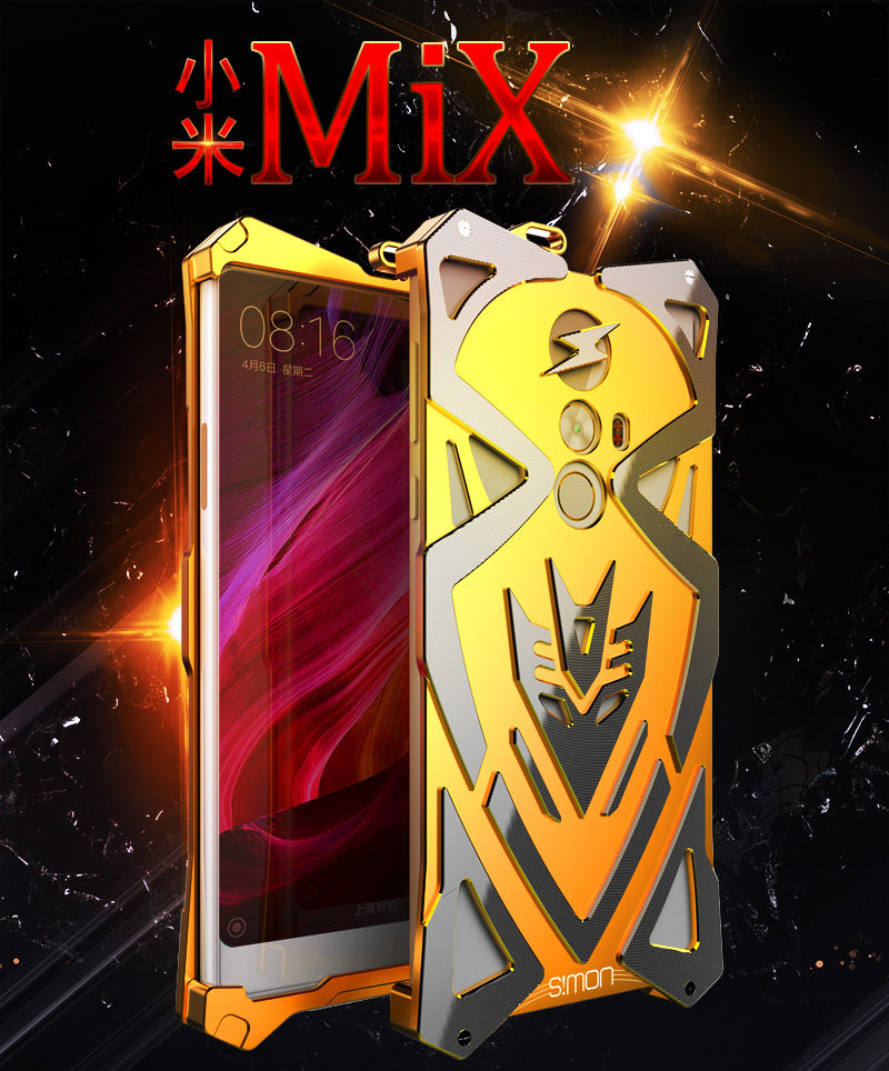 SIMON THOR Ⅱ Aviation Aluminum Alloy Shockproof Armor Metal Case Cover for Xiaomi Mi MIX