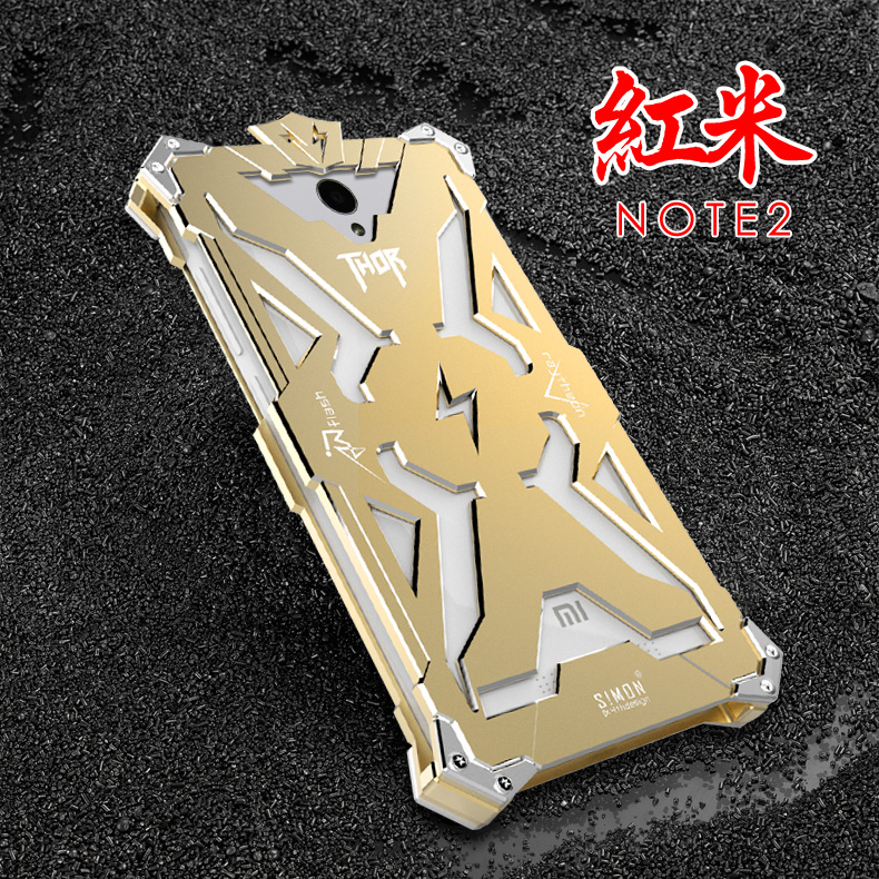 SIMON THOR Aviation Aluminum Alloy Shockproof Armor Metal Case Cover for Xiaomi Redmi Note 4|3|2|1