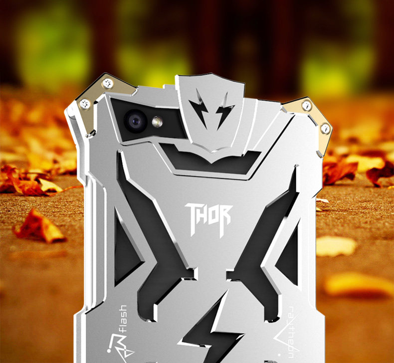 SIMON THOR Aviation Aluminum Alloy Shockproof Armor Metal Case Cover for Lenovo S90 Sisley