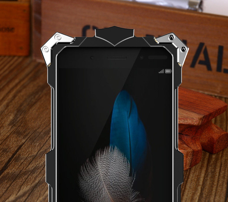 SIMON THOR Aviation Aluminum Alloy Shockproof Armor Metal Case Cover for Lenovo S90 Sisley