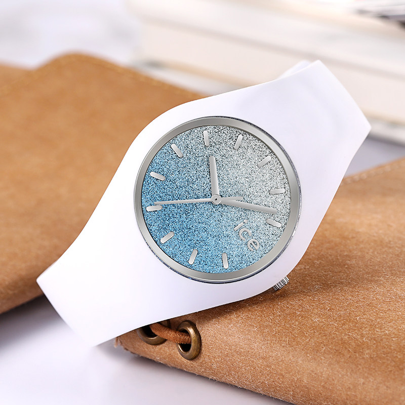 Ice Watch Aishi Lo Series Trendy and Fashionable Silicone Waterproof Jelly-Style Quartz Watch
