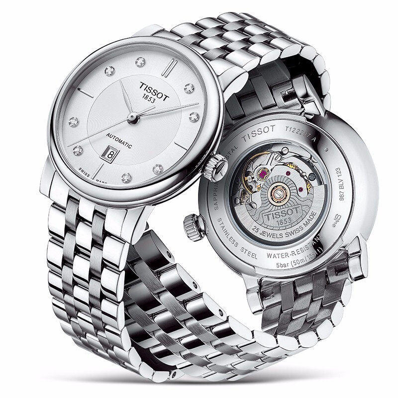 Tissot Tissot Watch Carson Zhenwo Series Steel Strap Mechanical Women's Watch