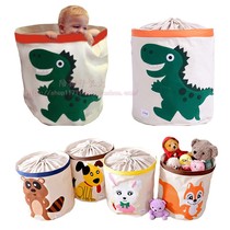 Nordic ins large childrens toys covered storage bucket storage basket Dirty clothes bucket Baby room dress up storage bag