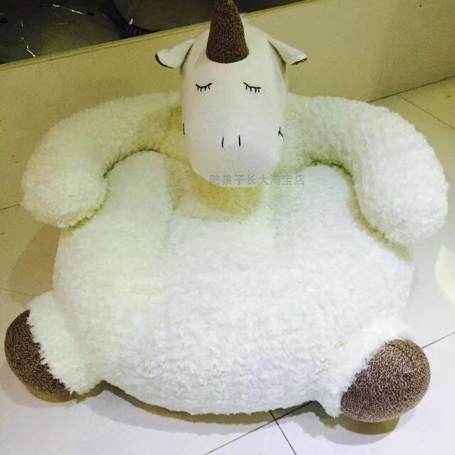 ins exploits Nordic unicorn sofa children toy paparazzi soft and comfortable sloth sofa birthday present