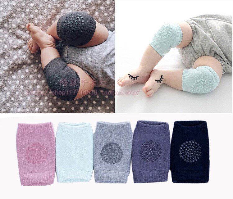 Baby kneecap toddler baby learn step warm and breathable spring summer newborns anti-fall child thickened creeping kneecap