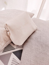 Sumyu Gold White PU Makeup Bag Ins Wind Super Cremation Makeup Bag Woman Travel Portable Cosmetic Containing Bag