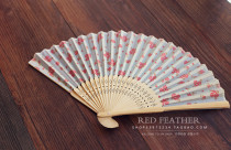 Counter gifts Fan folding fan Summer daily Classical literature and art costume performance photography props Chinese wind folding fan