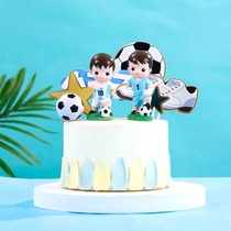Tennis cake decoration ornaments basketball football baking boy card accessories card birthday party dessert table ornaments