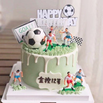 Cake decoration plug-in football basketball sneaker theme decoration plug-in boy boys cake decoration