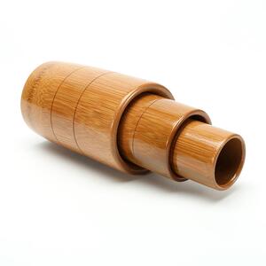 A Complete Set of Bamboo Canisters and Jars for Cupping Therapy, Specifically for Beauty Salons and Traditional Chinese