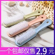 Plastic shoe brush simple soft wool shoe washing brush washing brush washing clothes board brush does not hurt shoe brush multifunctional cleaning brush
