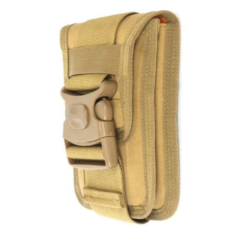 EDC double layer mobile phone bag wearing leather strap zero money card bag work zone lock mobile phone pocket mobile phone bag national