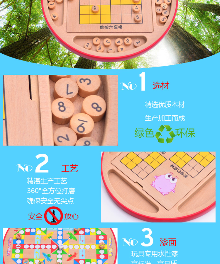 Năm-trong-một đa mục đích cờ vua Sudoku trò chơi cờ vua bay cờ vua sức mạnh trí tuệ của trẻ em 46 chín vuông tabletop đồ chơi game trí tuệ cho bé