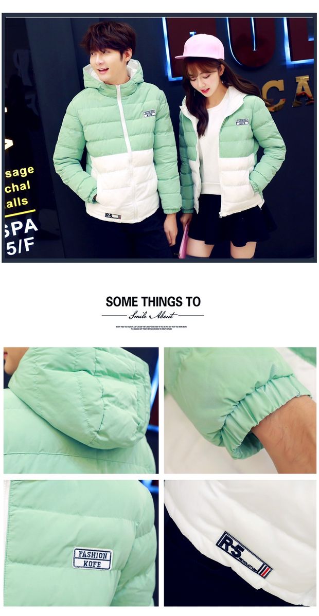 Thanh niên trùm đầu quần áo cotton thời trang phiên bản Hàn Quốc của người yêu thích áo khoác cotton cho sinh viên mùa đông 2017 mới áo măng tô