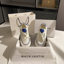 Hong Kong MACK JASTAIN GENUINE LEATHER BREAD SHOES KLEIN BLUE BOARD SHOES Shoes Pins surge 2022 new