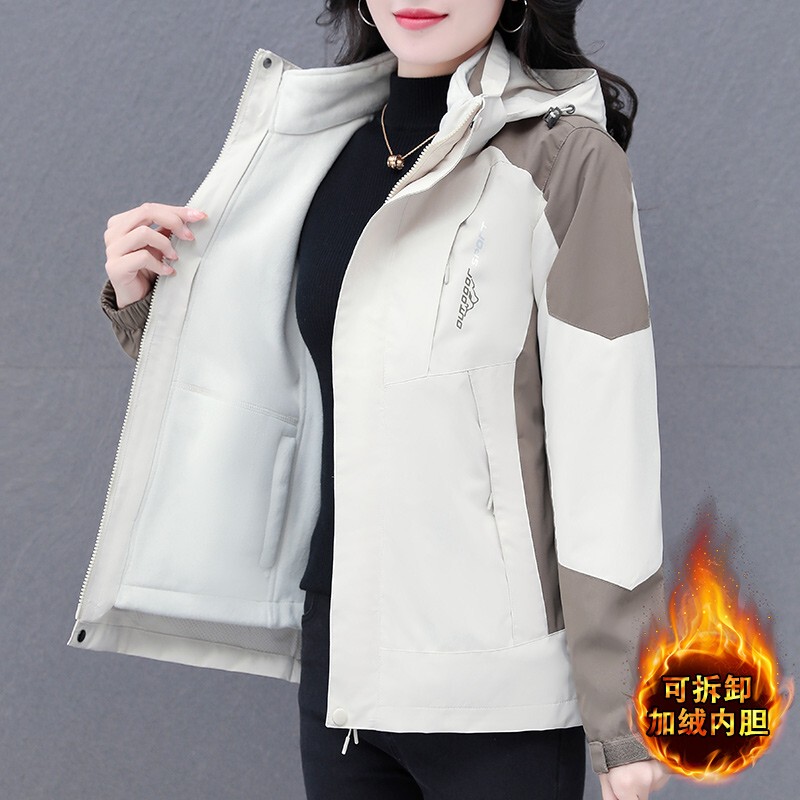 Outdoor Jacket for Women 2026 New Spring and Autumn Thin Loose Versatile Jacket Petite Women's Casual Coat