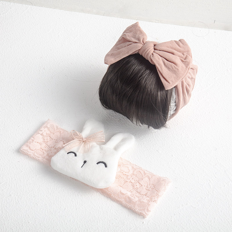 Children's wig hair hair hair cute baby Liu Hai head button girl dressed as princess baby tweeted clamp