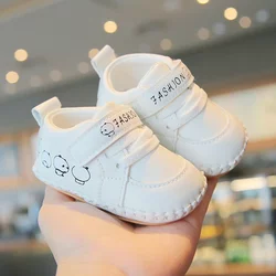 Spring and Autumn Baby Walking Shoes with Soft Soles, Non-Slip, Unisex Baby Shoes, Anti-Fall Baby Shoes for Infants Aged 0-1 Years