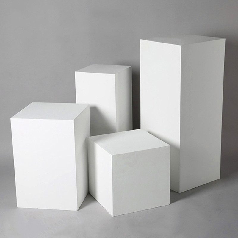 Photo studio cube props large size white portrait photo product display table custom platform children's shooting table