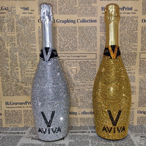 ins wedding photography props tour diamond-studded champagne wine bottle goblet goblet goblet photo studio exterior wedding ornaments