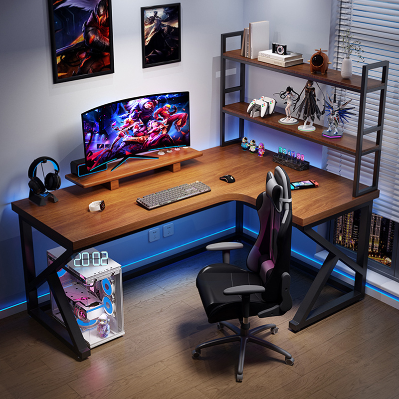 Solid Wood Corner Desktop Computer Desk for Home Bedroom Writing Desk Double Gaming Desk Office Desk L-Shaped Corner Table Solid Wood Corner Desktop Computer Desk for Home Bedroom Writing Desk Double Gaming Desk Office Desk L-Shaped Corner Table
