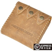  Taiwan imported Weissenburg handmade pure leather 3-pack harmonica bag 10 ten-hole blues blues special 1003