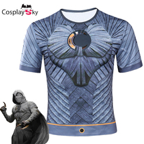 Moonlight Knight Cos Mark Spectt Two Create Design Short Sleeve T-shirt Cosplay Cosplay Costume