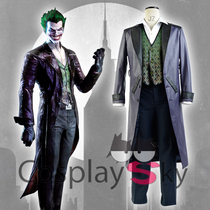 In Stock Batman: Arkham Origins Kuromon Cos Super Villain Clown Full Cosplay Outfit