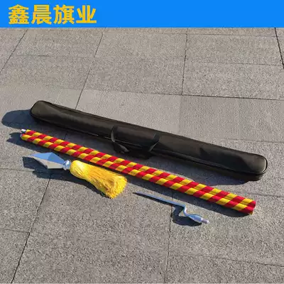 Sea, land and air outdoor honor guard chess pole China fire rescue flag militia emergency bold flag does not fade