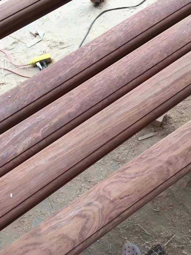 Not high mountain Bahuali handrail white stubble solid wood stairs bay window balcony guardrail handrail column elbow